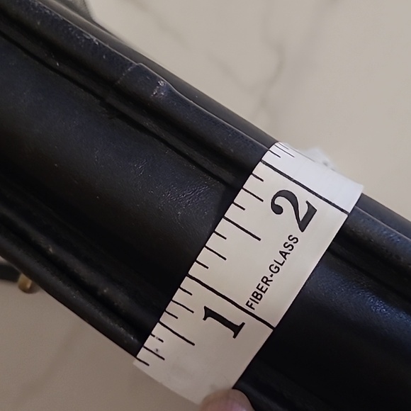 Vintage Coach Penny Pocket Bag Purse #9755 Black Leather Brass Hardware Y2K - Picture 15 of 16